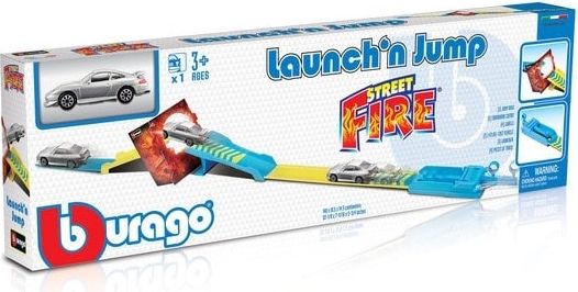 Bburago Street Fire Launch´n Jump 30284 s jedním autíčkem 1:43 - obrázek 1