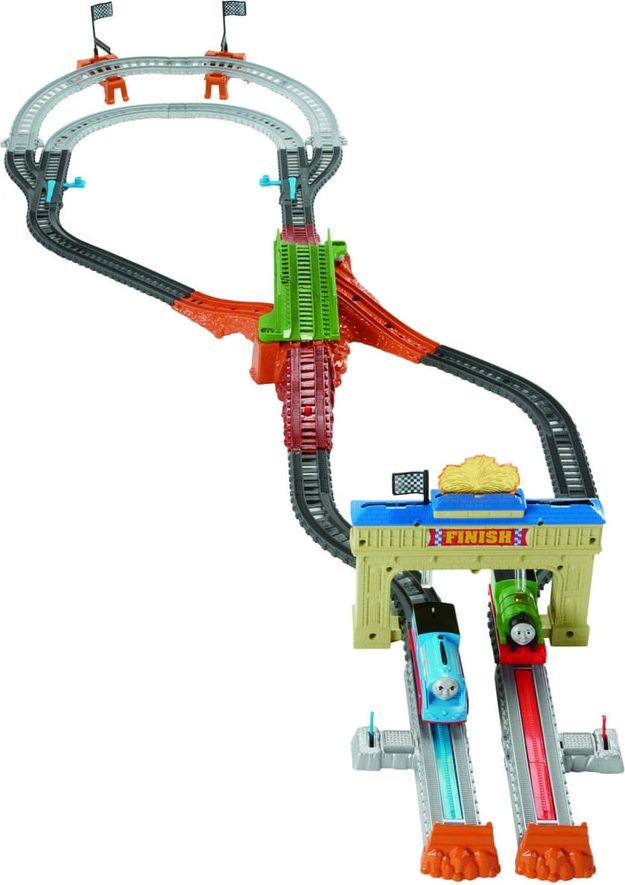 Mattel Fisher Price Tomáš a Percy závodní set - obrázek 1