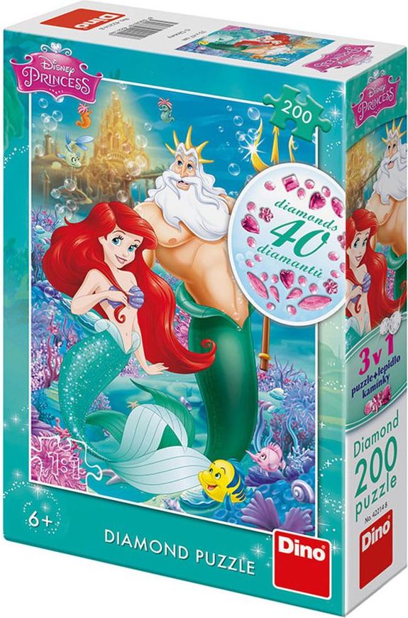 Dino ARIEL 200 diamond Puzzle NOVÉ - obrázek 1