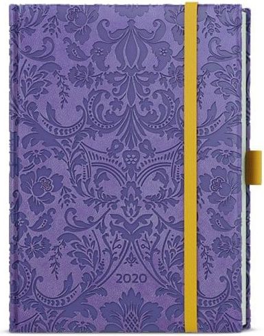 Diář týdenní Prokop vivella extra B6 fialový - ornamenty - obrázek 1