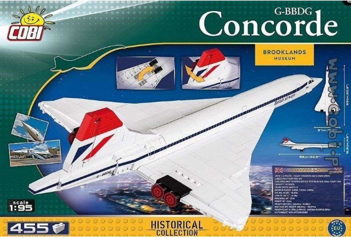 Cobi 1917 Concorde z Brooklands Museum 455 k - obrázek 1