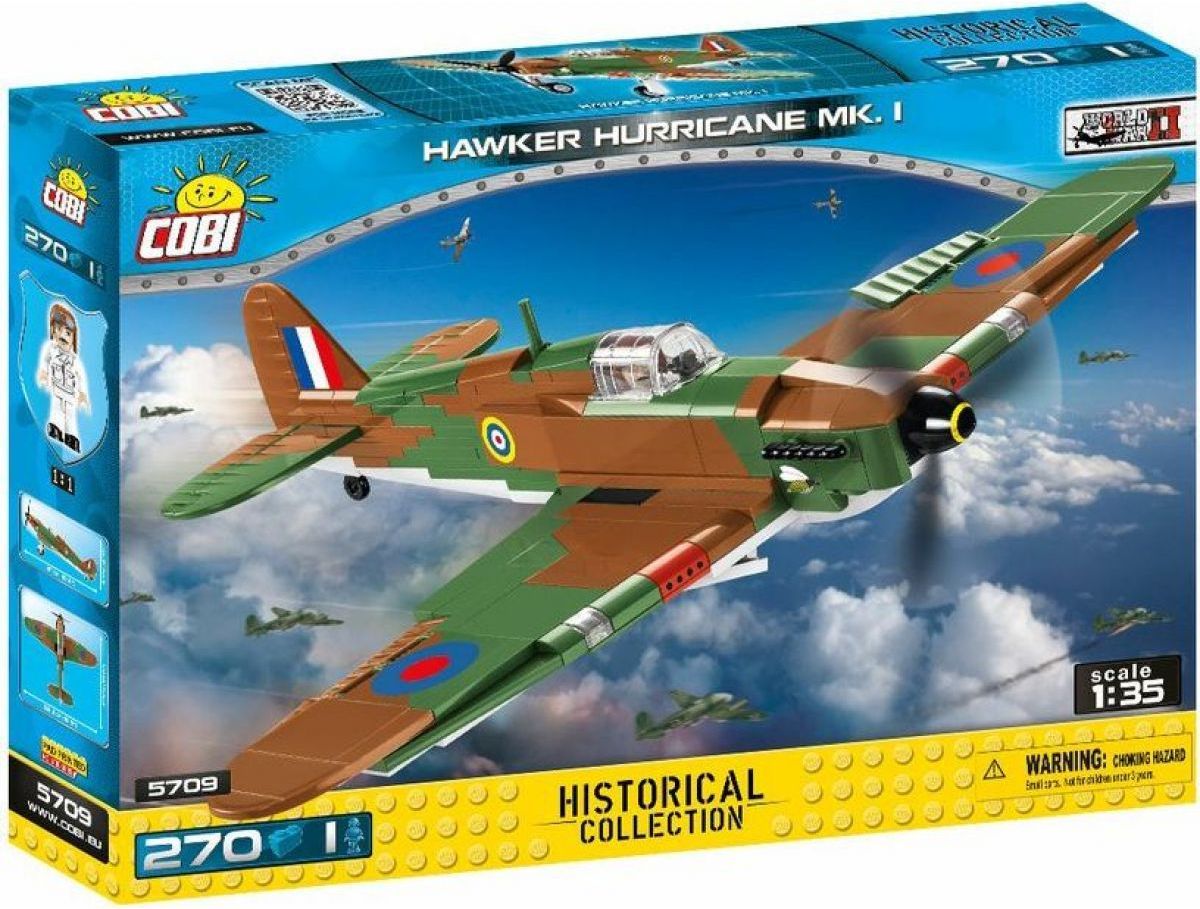 Cobi 5709 Malá armáda II. světová válka Hawker Hurricane MK I 270 k - obrázek 1