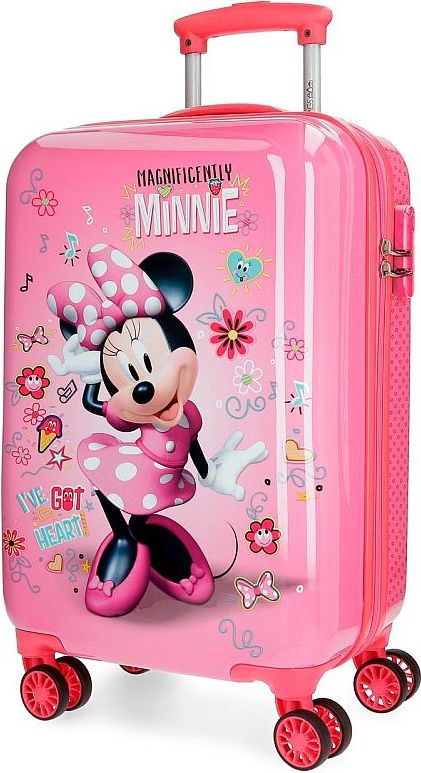 JOUMMABAGS ABS Cestovní kufr Minnie Stickers ABS plast 55 cm - obrázek 1