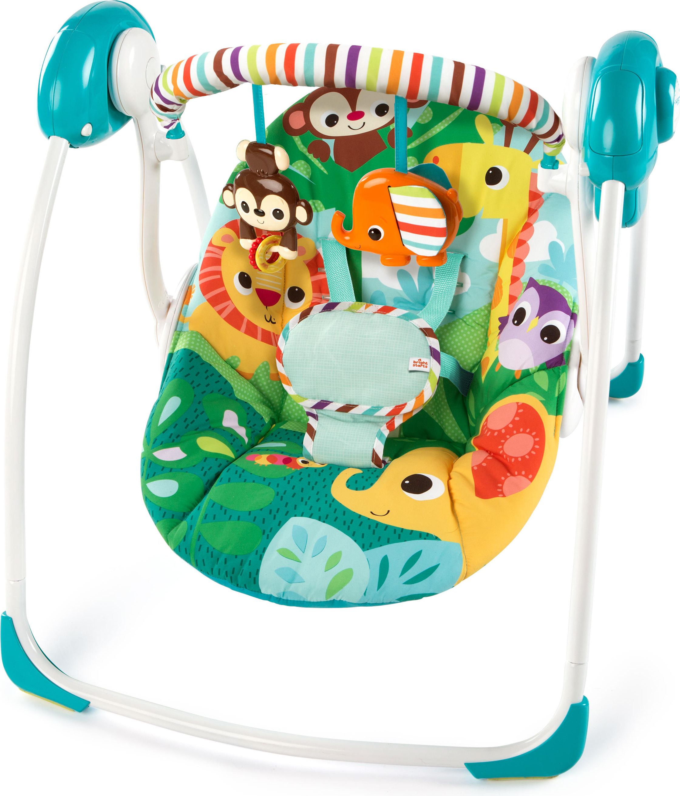 BRIGHT STARTS Houpačka skládací Safari Surprise 0 m +, do 9 kg, 2018 - obrázek 1