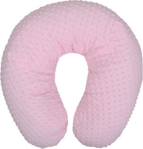 Kojící polštář Dětský svět minky růžový (Polštář ke kojení, Dětský svět, minky růžový) - obrázek 1