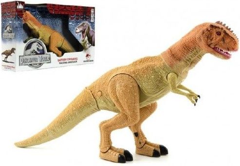 Teddies Dinosaurus chodící plast 45cm na baterie se světlem a zvukem v krabici 51x31x12cm - obrázek 1