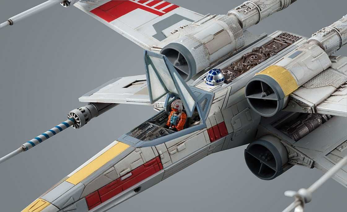 REVELL Plastic ModelKit BANDAI SW 01200 - X-Wing Starfighter (1:72) - obrázek 4