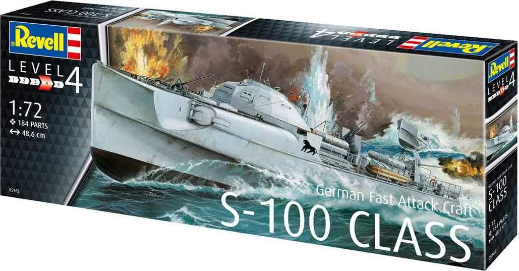 REVELL Plastic ModelKit loď 05162 - German Fast Attack Craft S-100 CLASS (1:72) - obrázek 3