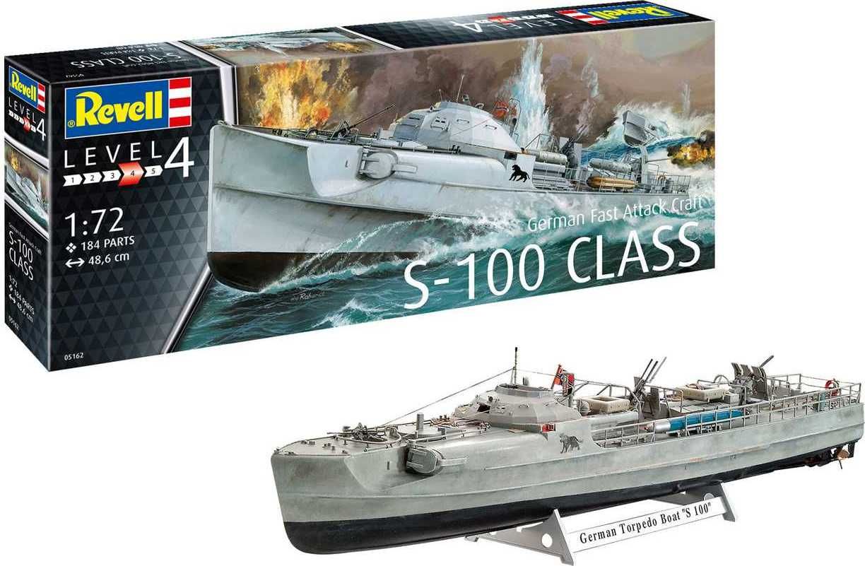 REVELL Plastic ModelKit loď 05162 - German Fast Attack Craft S-100 CLASS (1:72) - obrázek 4