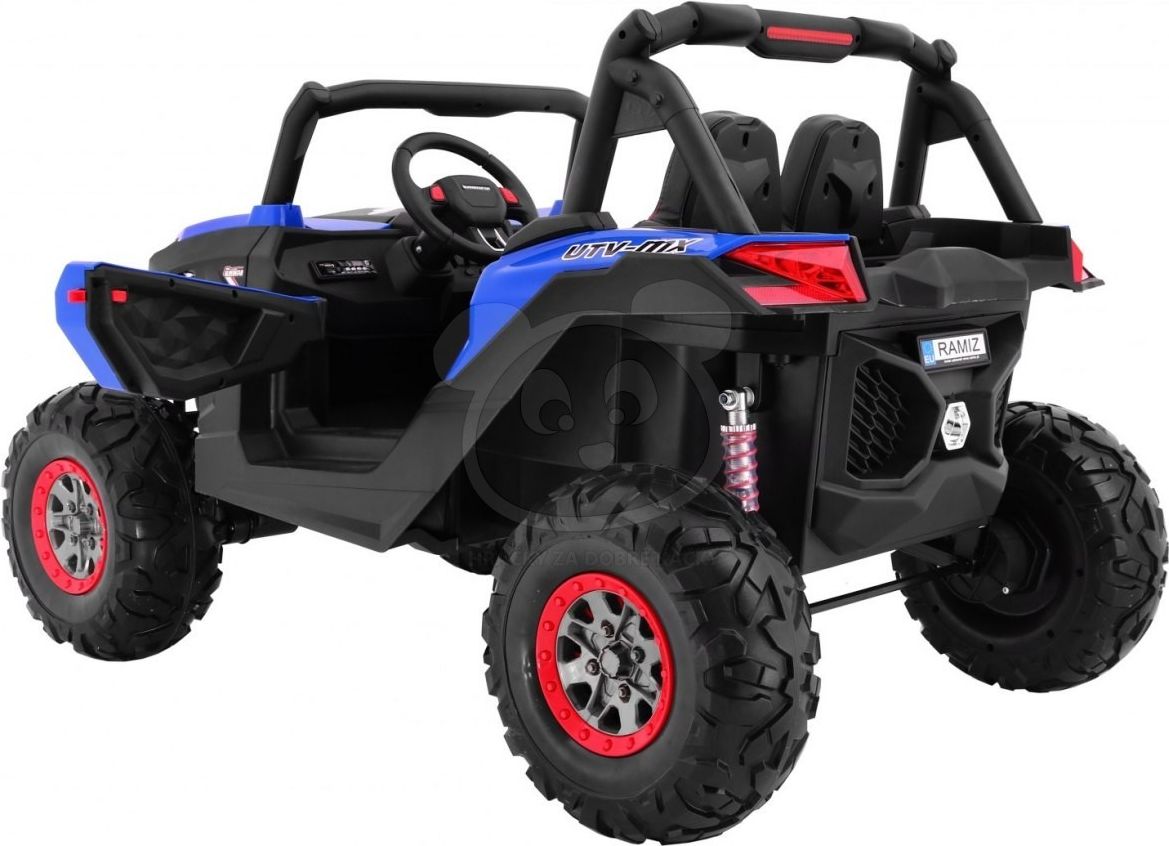 Dětská elektrická bugina 4x4 2.4GHz SuperStar, LCD - bílá - obrázek 3