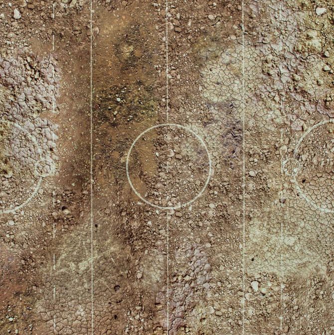 Gamemat.eu Herní podložka 3'x3' (91,5 x 91,5 cm) Barva: Autumn Football - obrázek 1