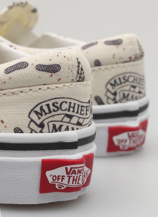 Harry Potter Slip On dětské Vans | Bílá | Chlapecké | 32,5 - obrázek 5