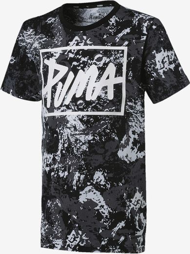 Style Graphic Triko dětské Puma | Černá | Chlapecké | 128 - obrázek 1