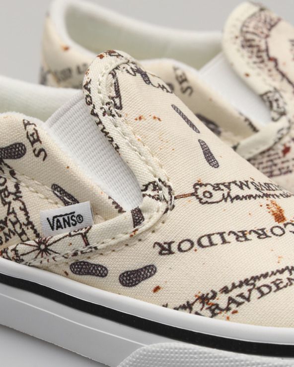 Harry Potter Slip On dětské Vans | Bílá | Chlapecké | 26 - obrázek 4