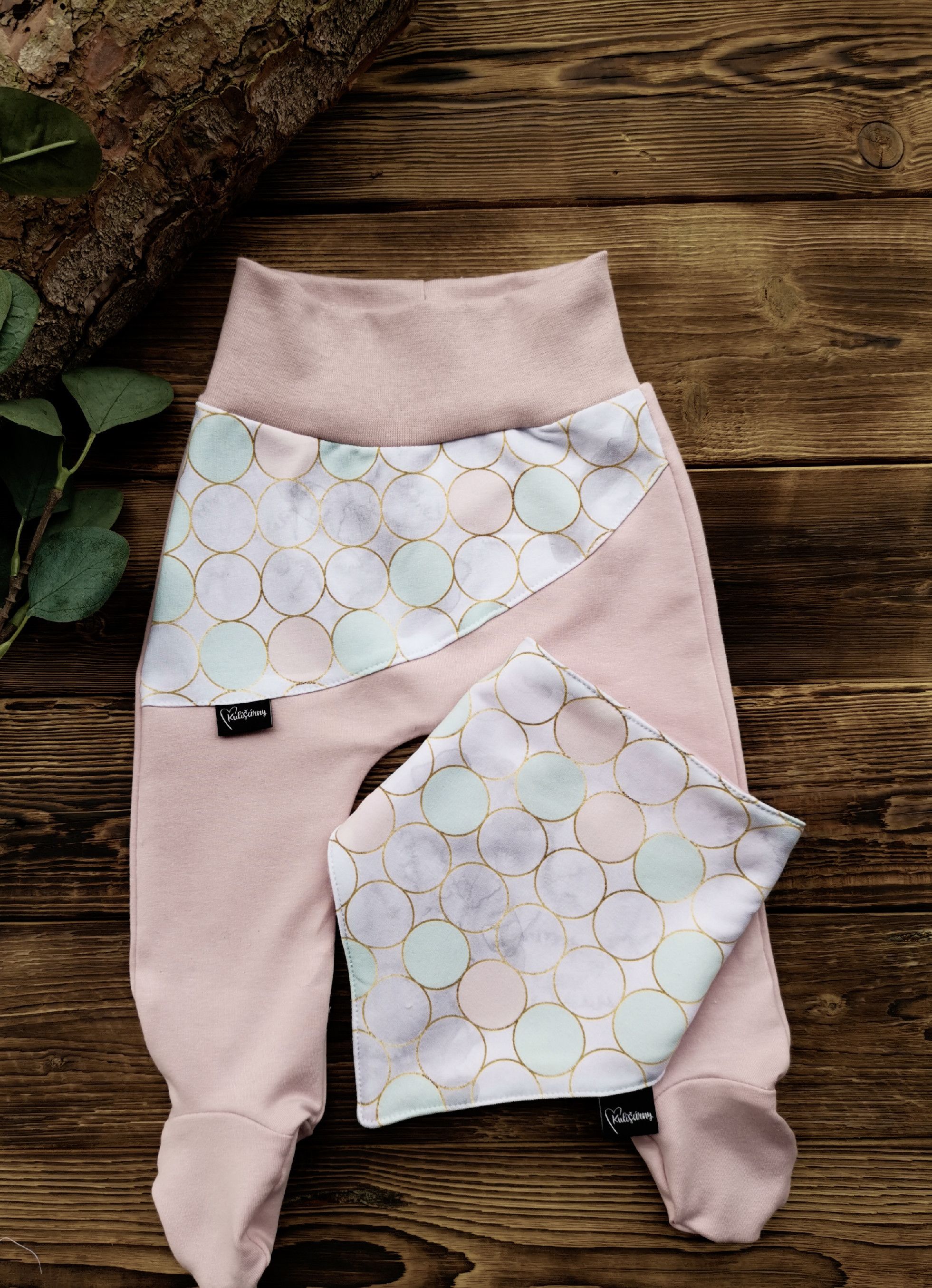 Kulišárny (handmade) Polodupačky ,,MOSAIC Powder,, silky VELIKOST: 56 - obrázek 2