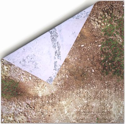 Gamemat.eu Oboustranná herní podložka 4'x4' (122 x 122 cm) - různé motivy Barva: Quarantine Zone & Fallout Zone - obrázek 4