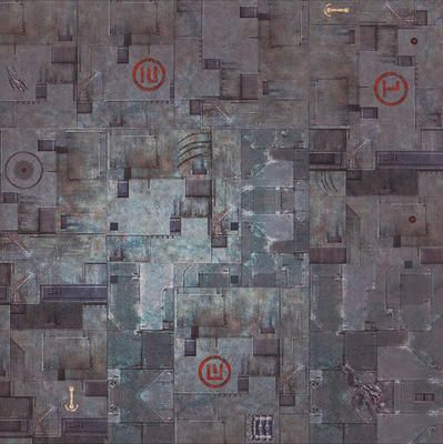 Gamemat.eu Herní podložka 4'x4' (122 x 122 cm) - různé motivy Barva: Quarantine Zone - obrázek 14