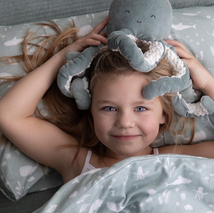 Tiamo Little Dutch malá plyšová chobotnička ocean mint - obrázek 2