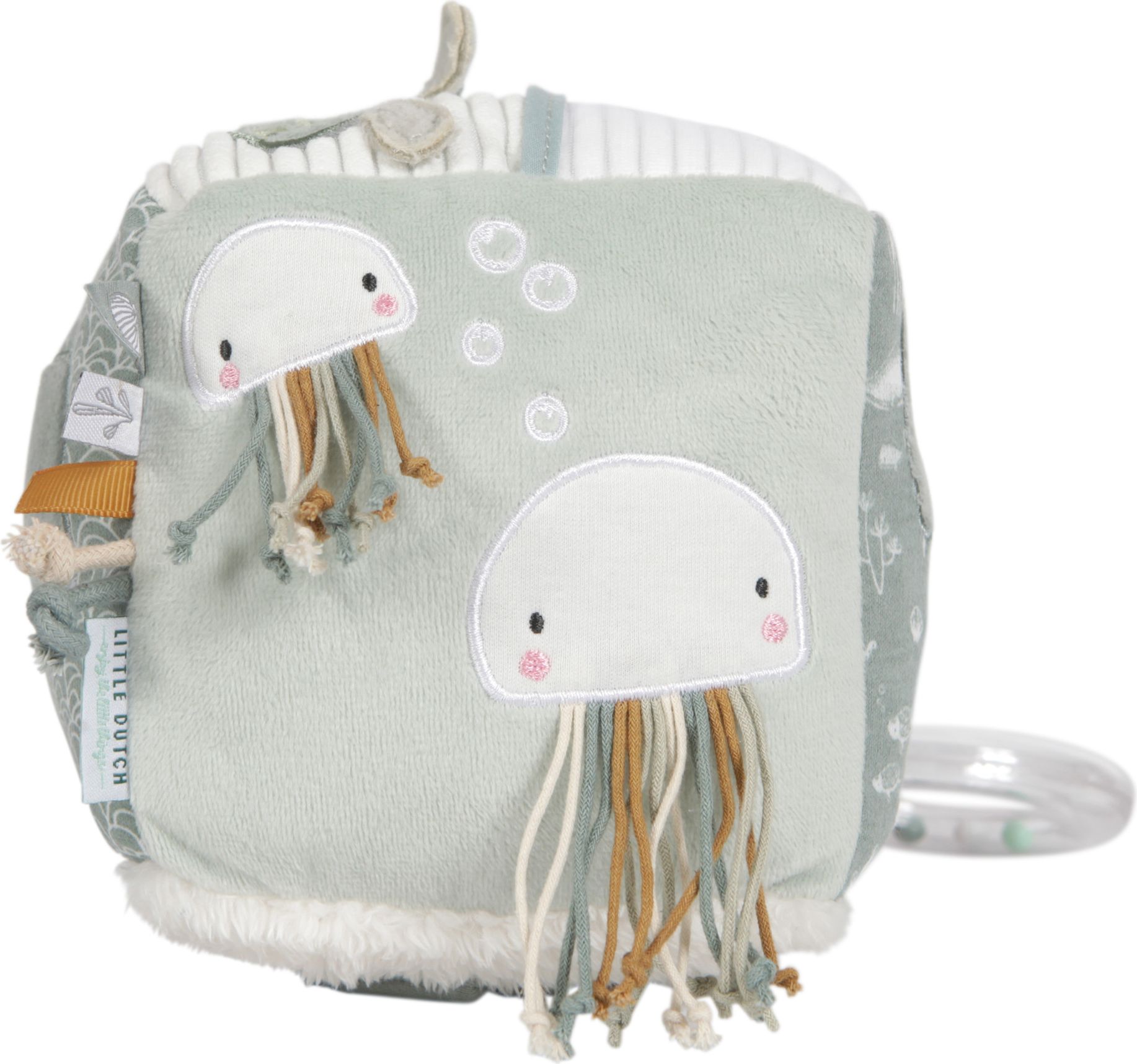 Tiamo Little Dutch plyšová kostka ocean mint - obrázek 7