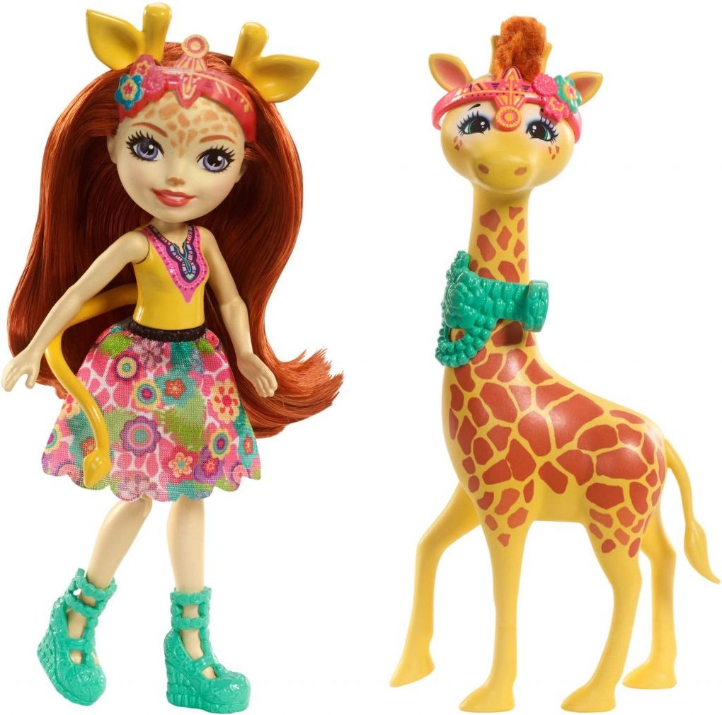 Mattel Enchantimals panenka s velkým zvířátkem - Gillian Giraffe - obrázek 1