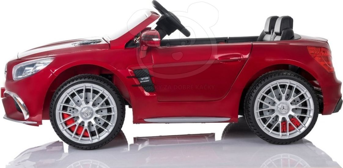 Elektrické autíčko Mercedes-Benz SL65 AMG LAK - červené - obrázek 3
