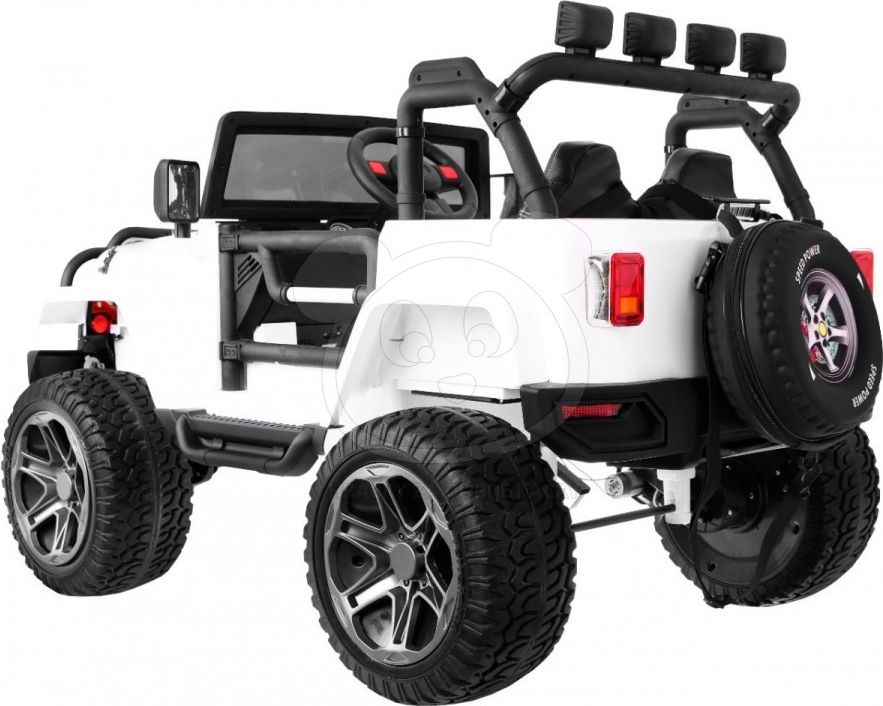 Ramiz elektrické autíčko Wrangler 4x4 s dálkovým 2.4G ovládáním - bílé - obrázek 2