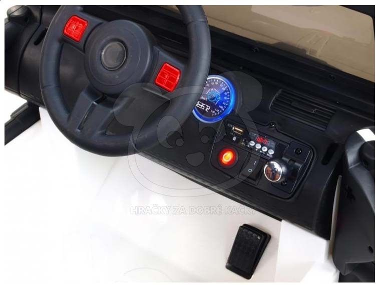 Ramiz elektrické autíčko Wrangler 4x4 s dálkovým 2.4G ovládáním - bílé - obrázek 12