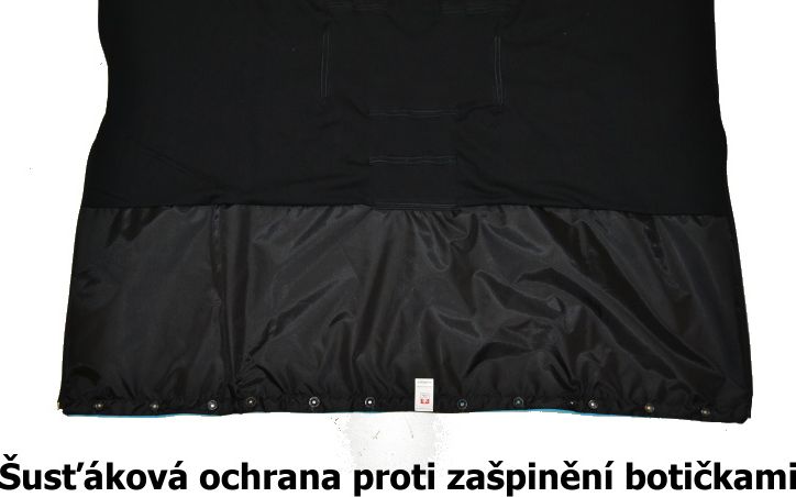 Jarní fusak do kočárku Dětský svět Benjamín tyrkysový se slonem - obrázek 2