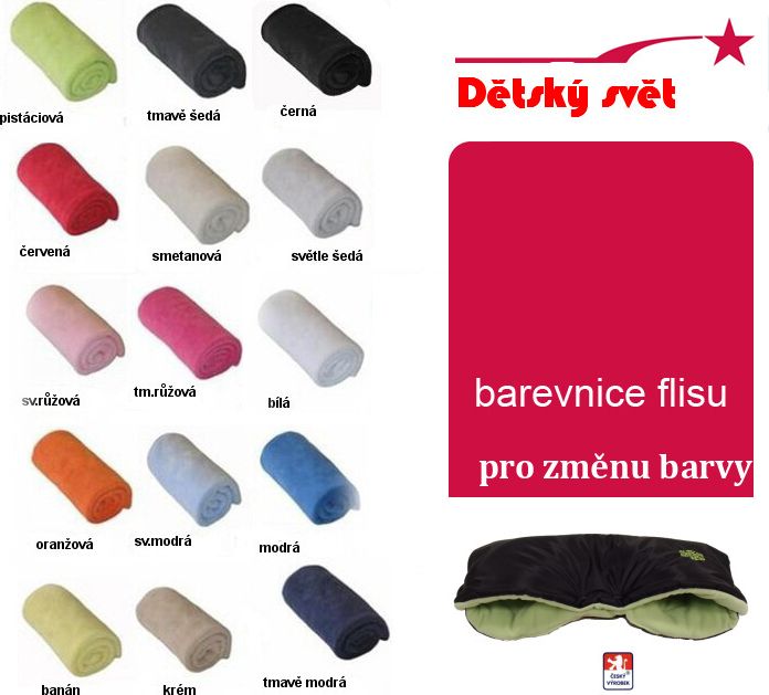 Zimní dětský rukávník do kočárku, Dětský svět - obrázek 2
