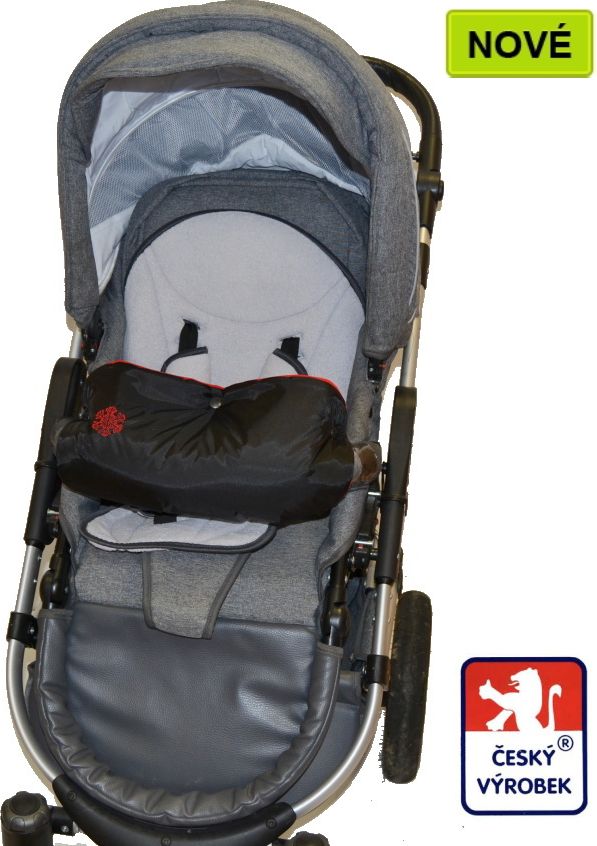 Zimní dětský rukávník do kočárku, Dětský svět - obrázek 3