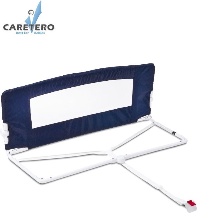 Dětský bezpečnostní mantinel do postýlky CARETERO SleepSafe navy - obrázek 3