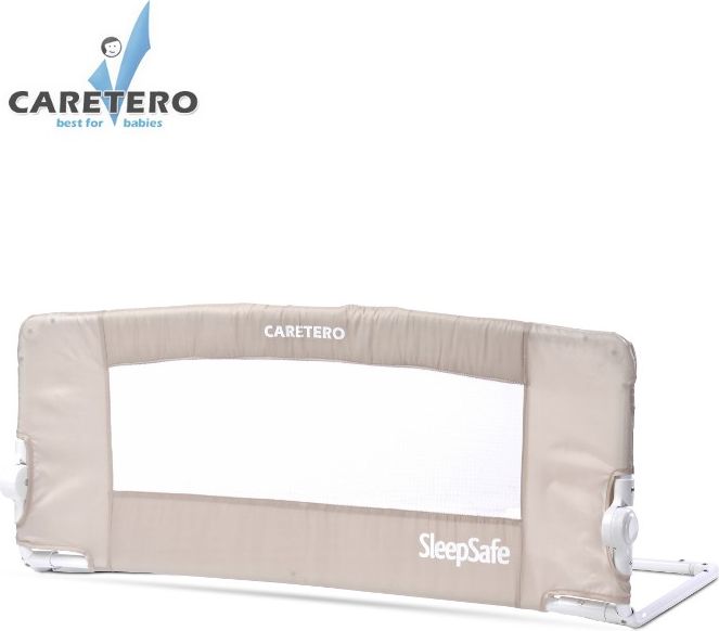Dětský bezpečnostní mantinel do postýlky CARETERO SleepSafe brown - obrázek 1