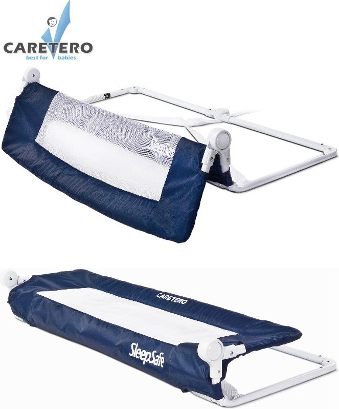 Dětský bezpečnostní mantinel do postýlky CARETERO SleepSafe brown - obrázek 2