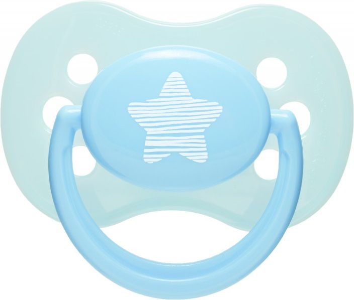 Dětský cumlík Canpol babies 22/424 silikonový třešinka 18m+ PASTELS modrý - obrázek 1