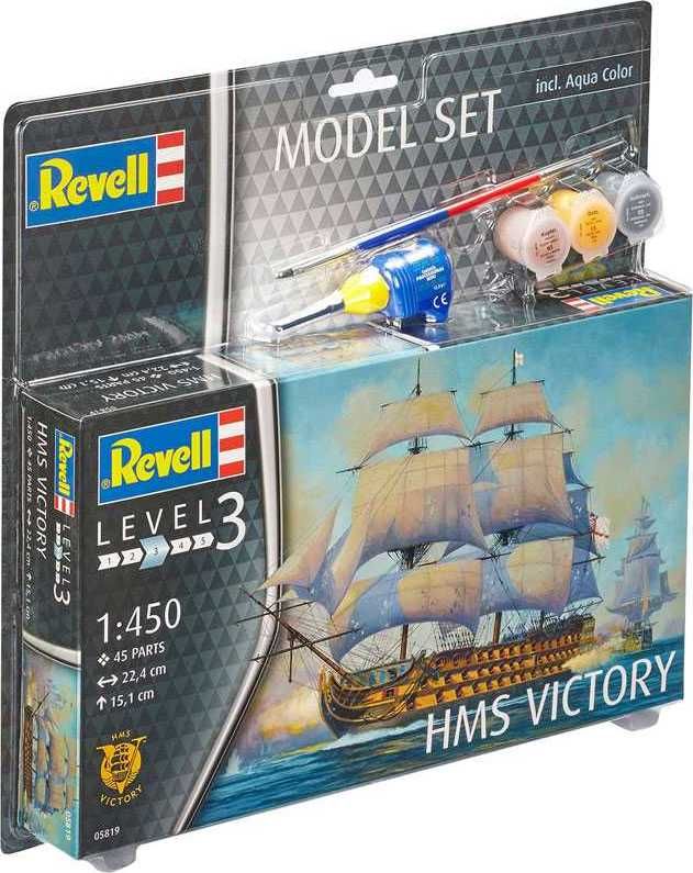 REVELL ModelSet loď 65819 - HMS Victory (1:450) - obrázek 1