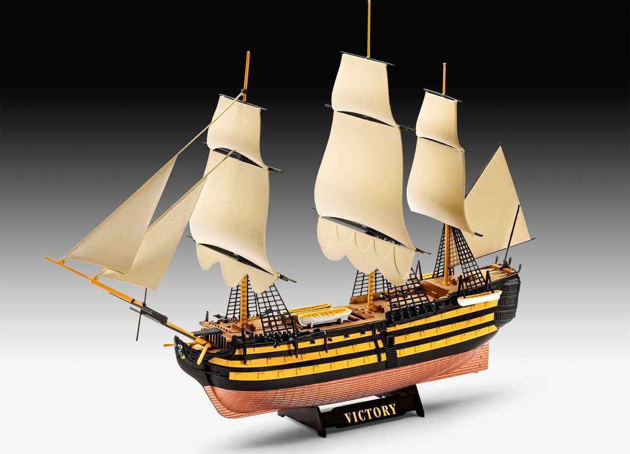 REVELL ModelSet loď 65819 - HMS Victory (1:450) - obrázek 3