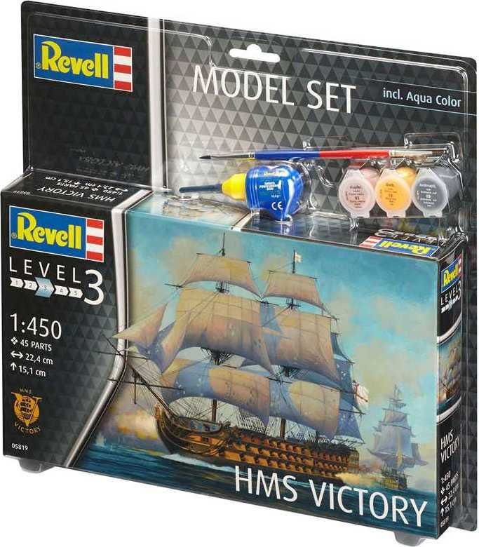 REVELL ModelSet loď 65819 - HMS Victory (1:450) - obrázek 8