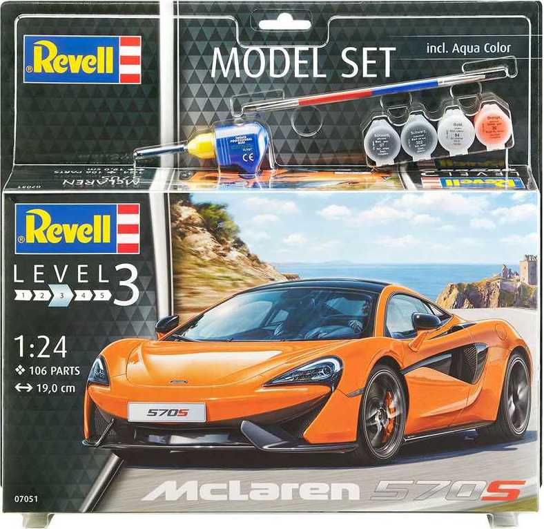 REVELL ModelSet auto 67051 - McLaren 570S (1:24) - obrázek 11