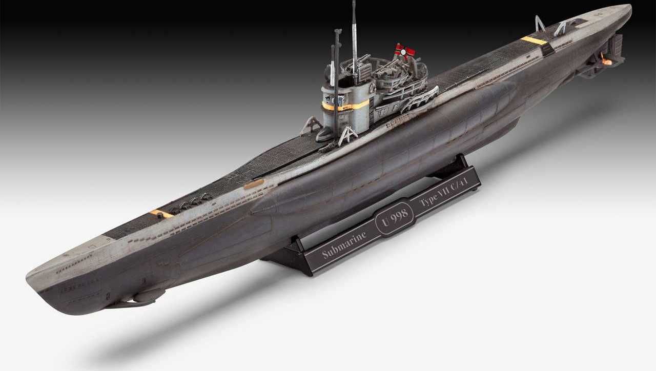 REVELL Plastic ModelKit ponorka 05154 - German Submarine Type VII C/41 (1:350) - obrázek 8