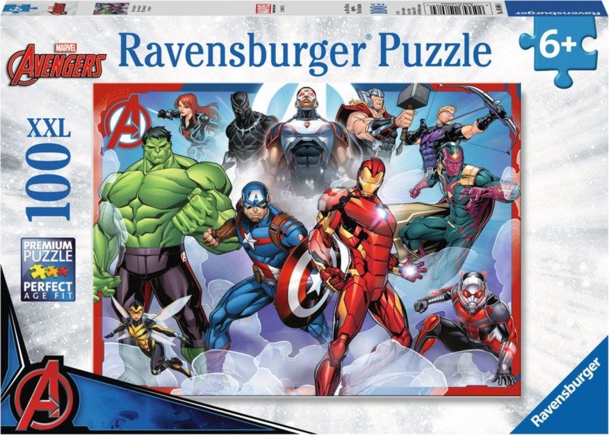 RAVENSBURGER Puzzle Avengers XXL 100 dílků - obrázek 2