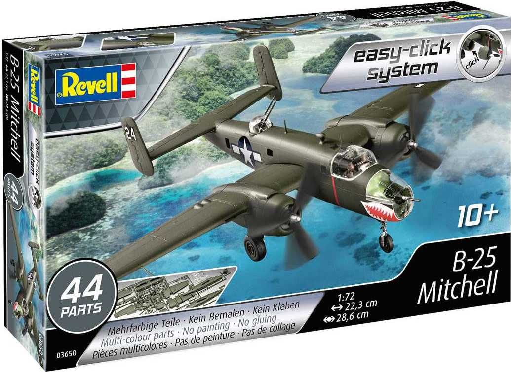 REVELL EasyClick ModelSet letadlo 63650 - B-25 Mitchell (1:72) - obrázek 1