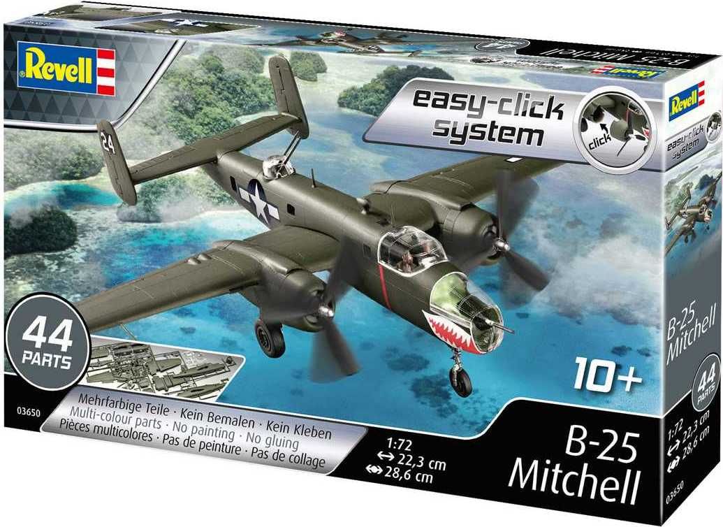 REVELL EasyClick ModelSet letadlo 63650 - B-25 Mitchell (1:72) - obrázek 2