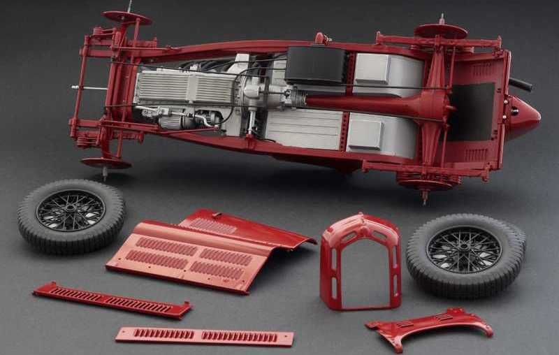 ITALERI Model Kit auto 4706 - ALFA ROMEO 8C 2300 Monza (1:12) - obrázek 6