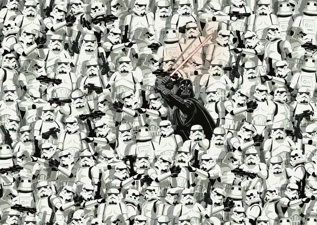 RAVENSBURGER Puzzle Challenge Star Wars 1000 dílků - obrázek 1