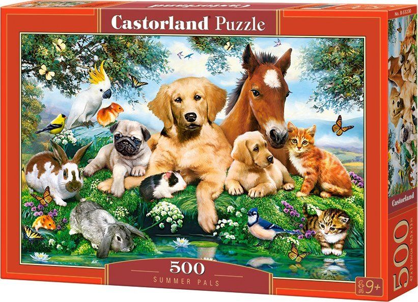 CASTORLAND Puzzle Letní přátelé 500 dílků - obrázek 2