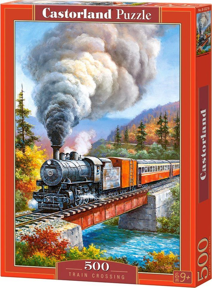 CASTORLAND Puzzle Lokomotiva na mostě 500 dílků - obrázek 2