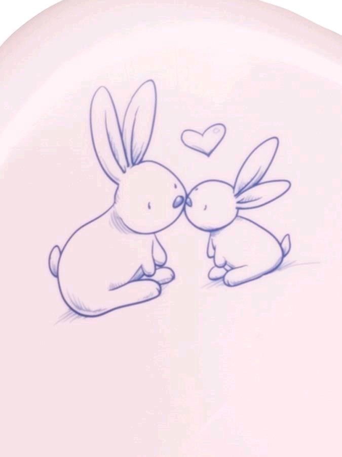 Dětský nočník s poklopem Bunny růžový - obrázek 2