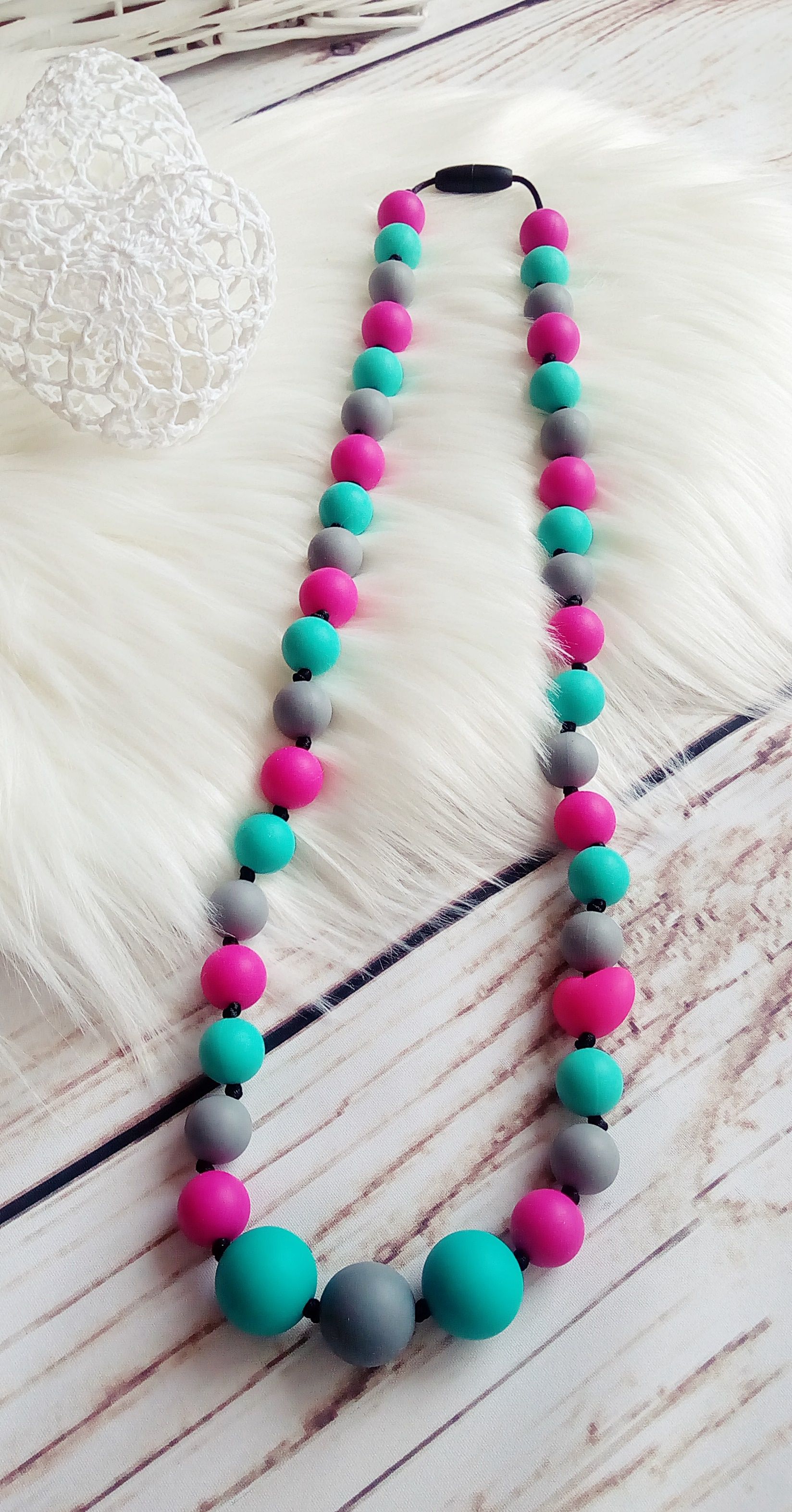 Kulišárny (handmade) Silikonové korále ,,Kellys,, - obrázek 1