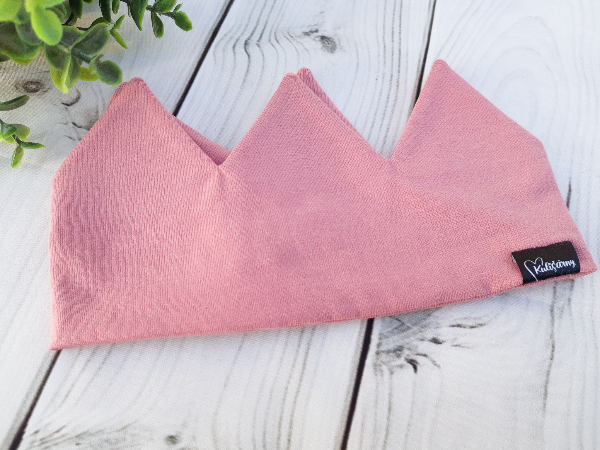 Kulišárny (handmade) Korunka ,,OldPink,, VELIKOST: 1 -obvod 36cm - obrázek 1
