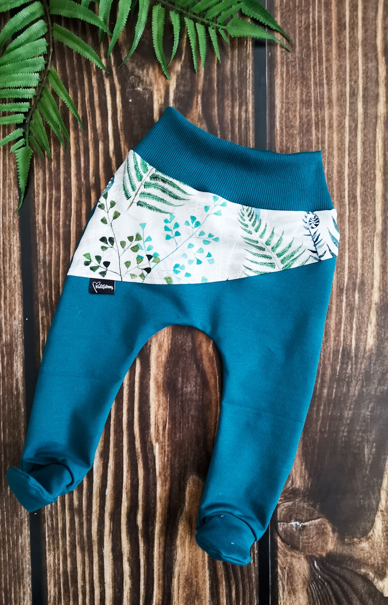 Kulišárny (handmade) Polodupačky,,Ferns,, silky VELIKOST: 74 - obrázek 1